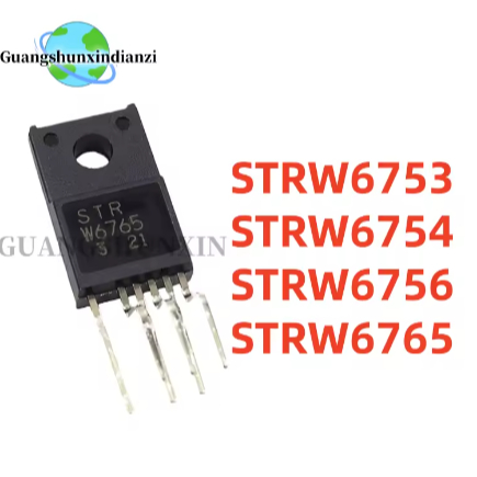 5PCS 100% ใหม่ STRW6754 W6754 STRW6753 W6753 STR-W6756 W6756 STRW6756 STR-W6765 W6765N STRW6765 TO-2