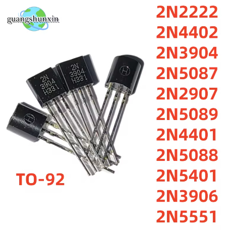 50PCS 100% ใหม่ 2N3904 2N3906 2N2907 2N4401 2N4402 2N2222 PN22 2N5401 2N5551 2N5087 2N5088 2N5089 TO