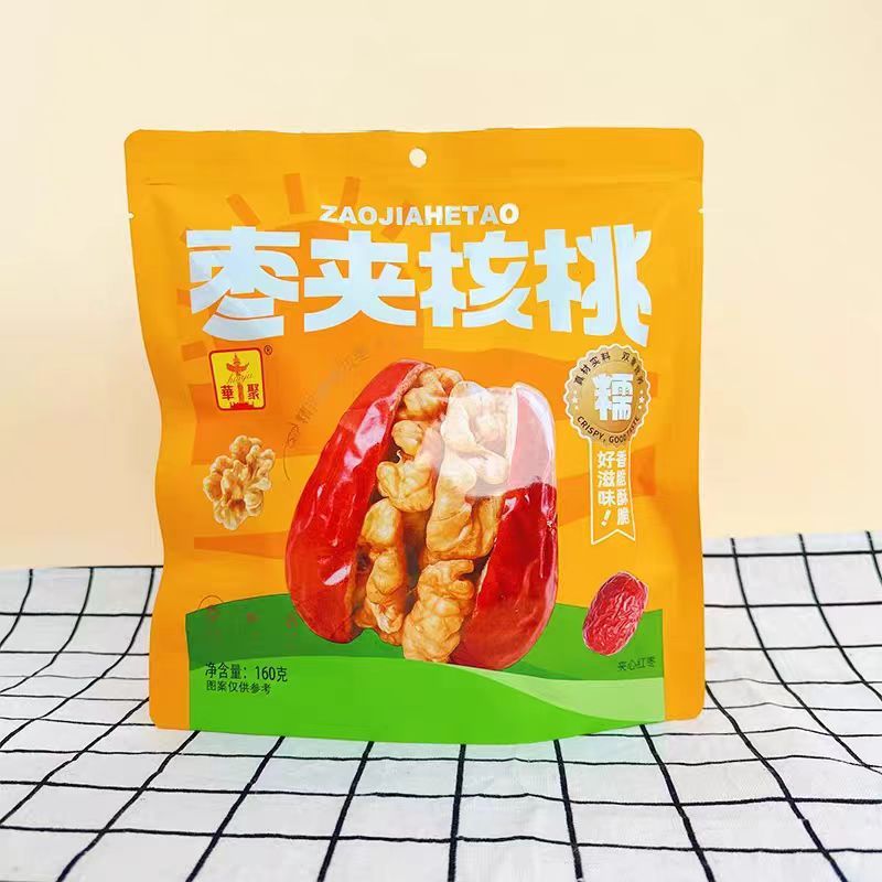 น้ําผึ้งหยวนวันที่ที่มีวอลนัทซินเจียงพิเศษสีแดงขนาดใหญ่มิถุนายนวันที่แซนวิชเคอร์เนลพายหญิงตั้งครรภ์เด็กบรรจุเป็นรายบุคคล#LS0109#