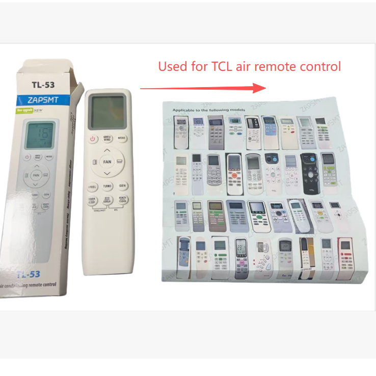 ที่ไม่ซ้ํากัน TCL A/C รีโมทคอนโทรลรีโมทคอนโทรลสําหรับ TCL Air Conditioner TAC18CSAITPG11, S12F1S0T,S