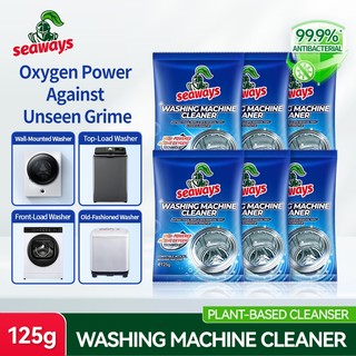 Seaways Washing Machine Cleaner Clean Antibacterial front-load top-load Drum Powder Foam Descaler