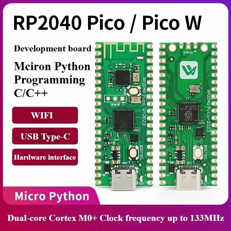 RP2040 pico raspberry Pie Development Board ราสเบอร์รี่ pi w Dual Core Chip microPython