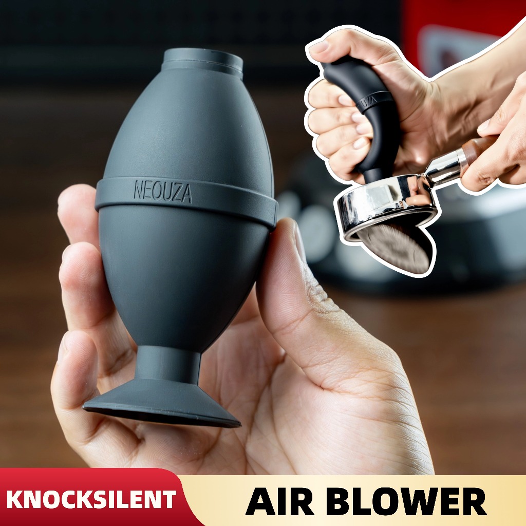 EOUZA Coffee Puck Air Blower, เงียบ No-Knock เครื่องมือสําหรับ Bottomless Portafilters, Multi-Use Air Blaster สําหรับเครื่องบด, เลนส์กล้องและคีย์บอร์ด, Essential Espresso อุปกรณ์เสริม