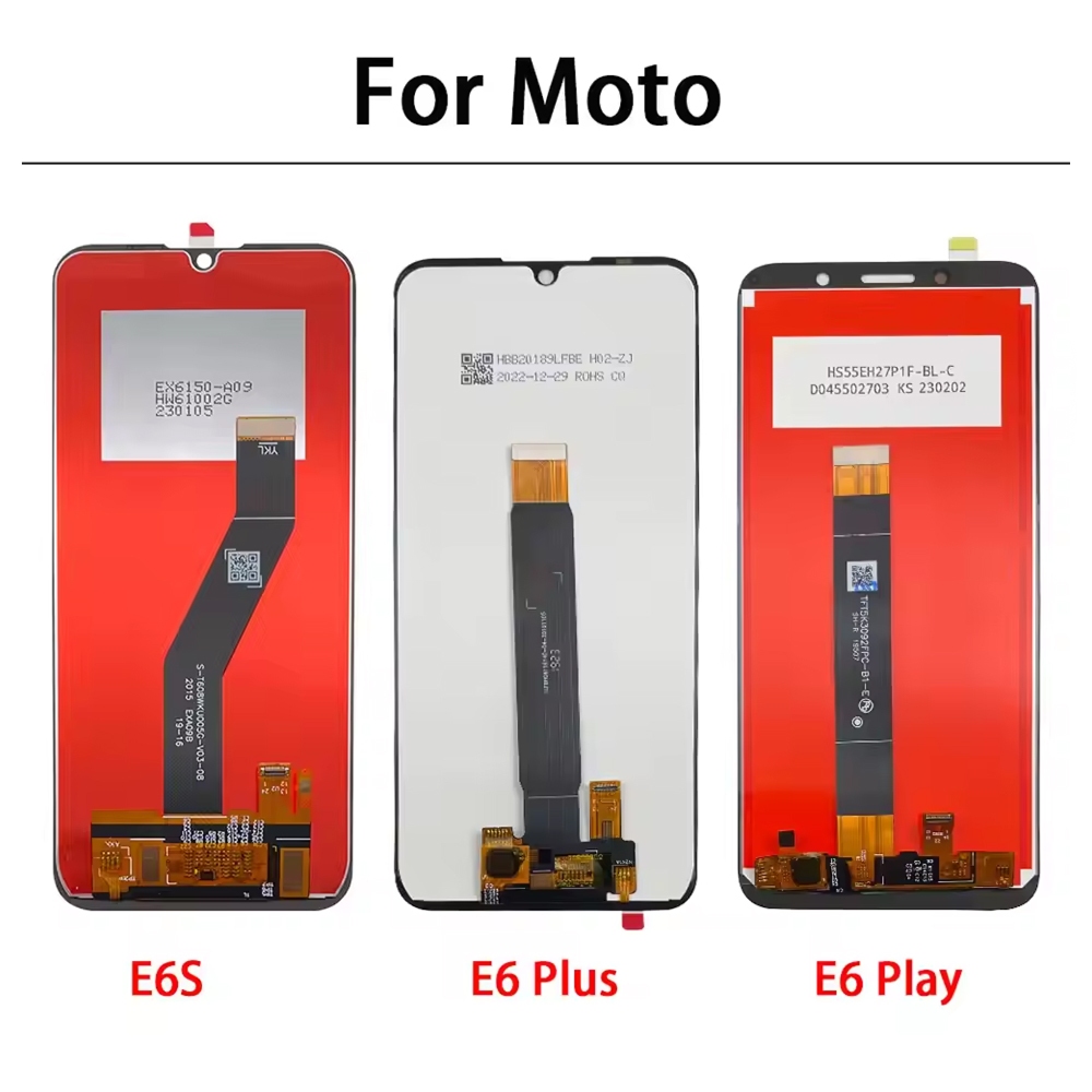 สําหรับ Motorola Moto E6i E6S E6 Plus จอแสดงผล LCD Touch Screen Digitizer Assembly สําหรับ Moto E6 เ