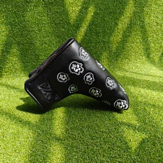 ฝาครอบป้องกันพัตเตอร์กอล์ฟ พิกเซล แบบกะโหลก เพิ่มลุคให้อุปกร…