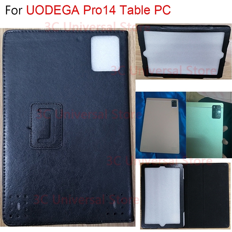ซองหนังสําหรับ UODEGA Pro14 ไฟแช็กทินเนอร์ PU ฝาครอบแท็บเล็ตพีซี UODEGA Pro 14 ฝาครอบขาตั้งแท็บเล็ต 