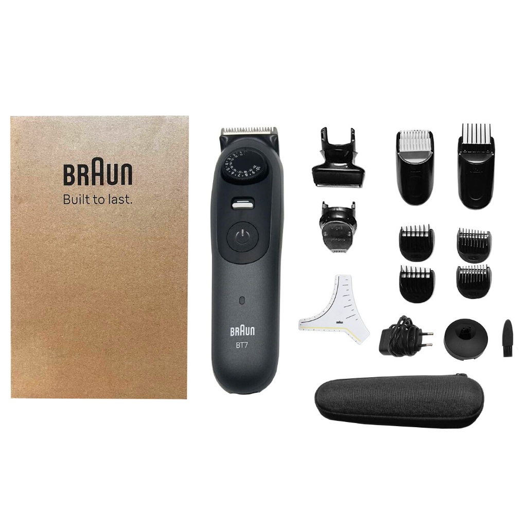 Braun BT7545 Beard Trimmer Series 7 (EU Plug) - 12-in-1 Beard Trimmer