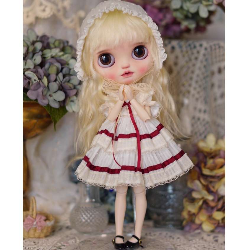 Blythe Little Ragdoll Clothes ob24 Dress Suit Doll Accessories