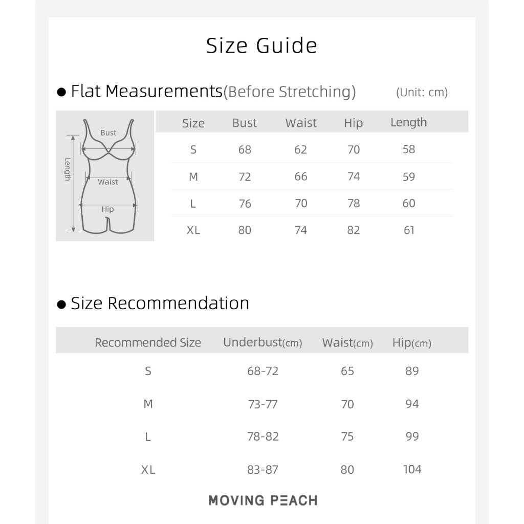 MOVING PEACH ผู้หญิงกีฬาบอดี้สูท One Piece Design Jumpsuit บัลเล่ต์ Leotard ปรับสายรัดที่ถอดออกได้ Bra ถ้วยพิลาทิสชุด Gym Dance สวมใส่ทุกวัน AJA ราคา ถูกที่สุด ดีลบีเคเค แกลเลอรีภาพที่ 4