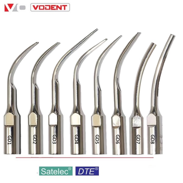GD1 GD2 GD3 GD4 GD5 GD6 GD7 GD8 ทันตกรรม Scaler Scaling Tip สําหรับ SATELEC DTE