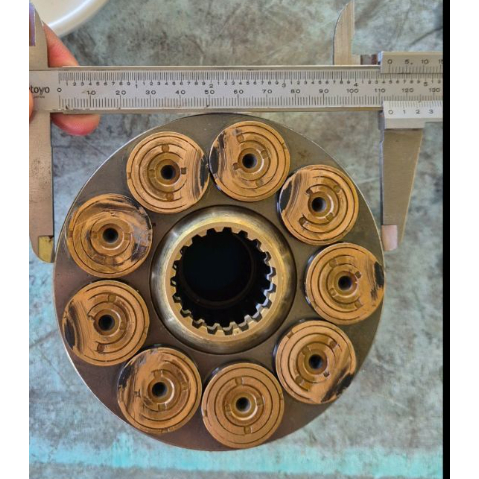 Komatsu Excavator Parts PC60-7 ชิ้นส่วนปั๊มไฮดรอลิก PC60-7 ลูกสูบบล็อกลูกสูบรองเท้า PC60-7 หลักปั๊มว