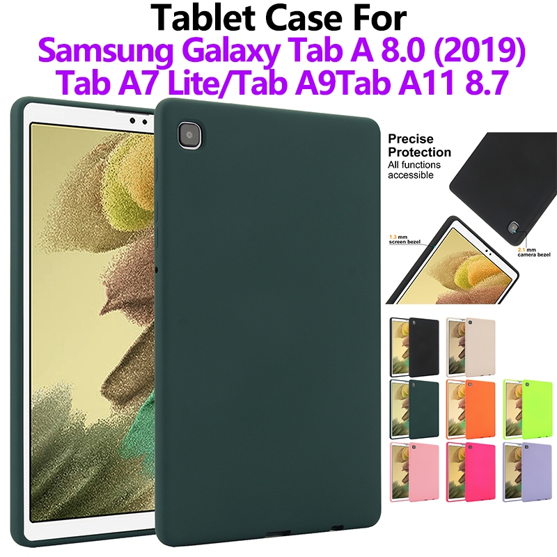 ซิลิคอนอ่อนสําหรับ Samsung Galaxy Tab A7 Lite Tab A9 Tab A11 8.7 Galaxy Tab A 8.0 2019 สีสันฝาครอบป้