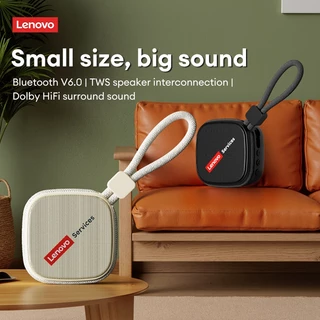 Lenovo HD100 ลำโพงบลูทูธพกพา ลำโพงไร้สายมินิ เสียงเซอร์ราวด์ HiFi TWS พร้อมไมค์