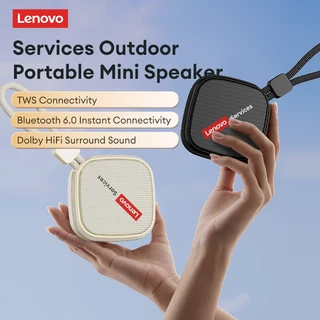 Lenovo HD100 ลำโพงบลูทูธพกพา ลำโพงไร้สายมินิ เสียงเซอร์ราวด์ HiFi TWS พร้อมไมค์