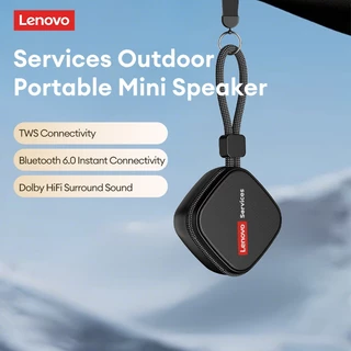 Lenovo HD100 ลำโพงบลูทูธพกพา ลำโพงไร้สายมินิ เสียงเซอร์ราวด์ HiFi TWS พร้อมไมค์