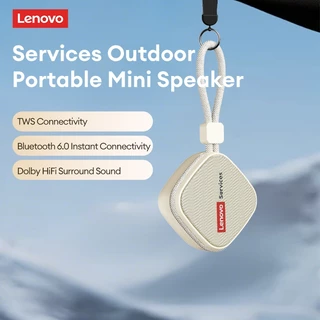 Lenovo HD100 ลำโพงบลูทูธพกพา ลำโพงไร้สายมินิ เสียงเซอร์ราวด์ HiFi TWS พร้อมไมค์