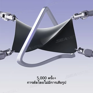 SEAMETAL ร่มกันแดดในรถยนต์ ม่านบังแดดรถ ฉนวนกันความร้อน กันUV แบบพับได้ ที่บังแดด