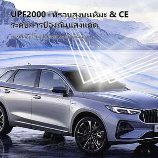 SEAMETAL ร่มกันแดดในรถยนต์ ม่านบังแดดรถ ฉนวนกันความร้อน กันUV แบบพับได้ ที่บังแดด