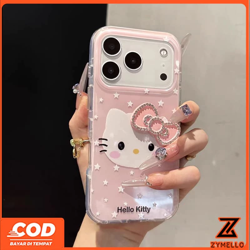 เหมาะสําหรับ OPPO Reno16F 16Pro 16C 15F 15ProMax 14F 14Pro 13F 13Pro 12F 12Pro 11F 11Pro 10Pro 8T 8Z 7Z 6Z Premium ลูกแมว Rhinestone Bow IMD กันกระแทก TP