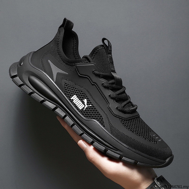 รองเท้ากีฬาแฟชั่นผู้ชายไซส์ใหญ่ รุ่นใหม่ 38-45 ระบายอากาศได้ พื้นตาข่าย กันลื่น