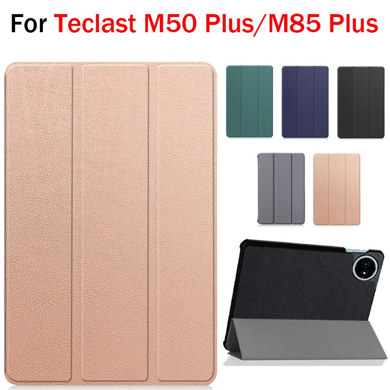 สําหรับ Teclast M50 Plus M85 Plus 10.1 2025 Magnetic Case M50Plus M85Plus หนัง PU Tri-Fold Stand ฝาค