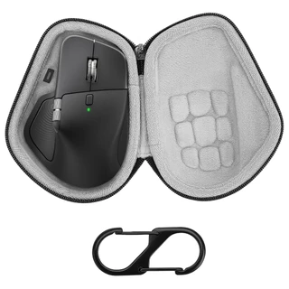 Geekria Hard Mouse Case เข้ากันได้กับ MX Master 4 / MX Master 3S / MX Master 3, EVA Travel Carrying Bag (สีเทาเข้ม)