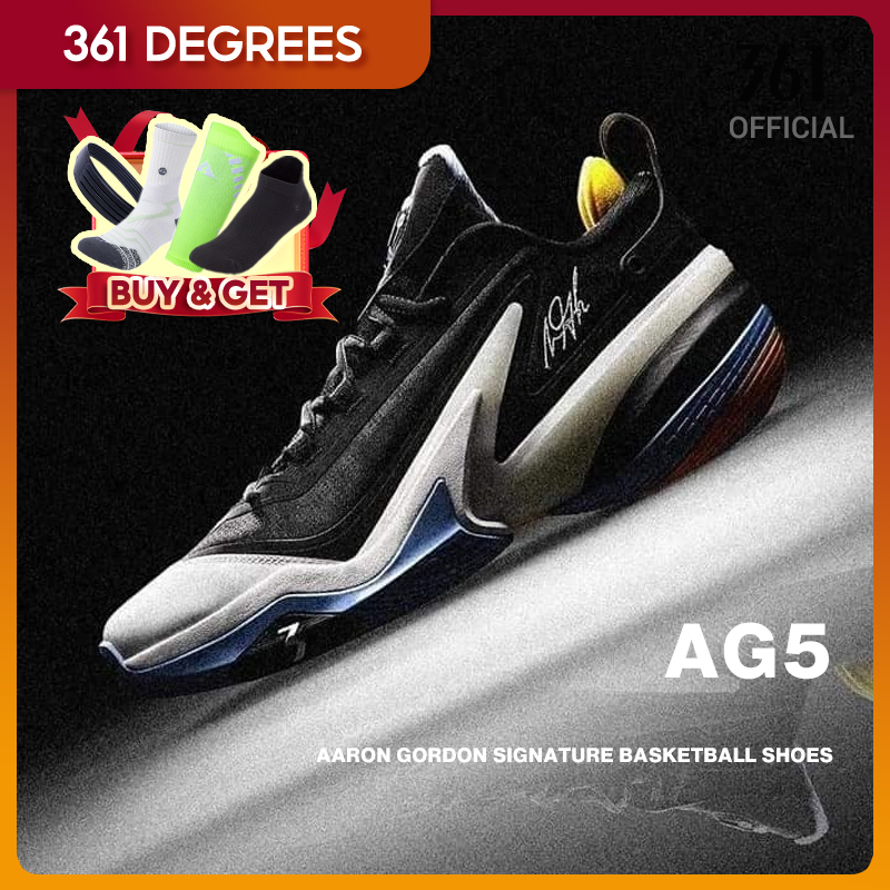 รองเท้าแตะบาสเก็ตบอลAaron Gordon ลายเซ็นของAg5 ออกแบบสำหรับความทนทานและลดการสึกหรอ