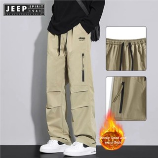 JEEP SPIRIT 1941 ESTD กางเกงขายาวสำหรับผู้ชาย ออกแบบทรงหลวม …