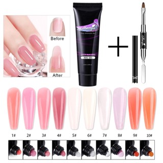 Monja เล็บ Poly UV เล็บเจลเคล็ดลับ Extension Builder เจลโปแล…