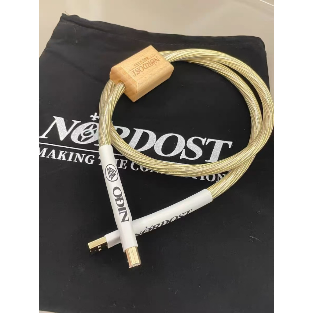 เพลงริบบิ้น Nordost King Odin Odin สาย USB คอมพิวเตอร์ DAC ถอดรหัสสายเคเบิลข้อมูลสายสัญญาณเสียง AB