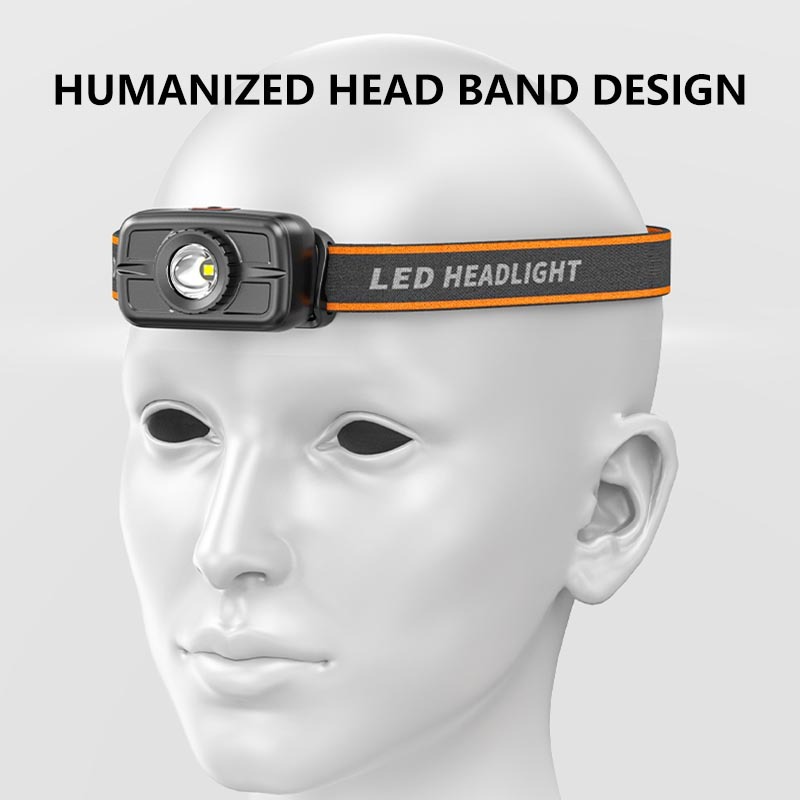 SmilingShark TD0277 ไฟคาดหัว ไฟฉายคาดหัว LED มินิ ซุปเปอร์ไบรท์ โคมไฟหัวตกปลา แบบพกพาและน้ำหนักเบา ฉายคาดหัว 4โหมด Type-C ชาร์จใหม่ได้ ปรับได้ 45° กันน้ำสำหรับงานตั้งแคมป์ — صورة 8