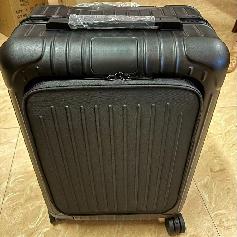 Shang familyRA Business Lightweight and Sturdy Cabin Three Color Couple กระเป๋าเดินทาง Trolley (ฝาเปิดด้านหน้า)