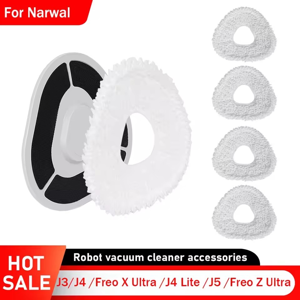 Mop Stand Mop Cloths สําหรับ Narwal J3/ J4 / Freo X Ultra / J4 Lite /J5 / Freo Z Ultra