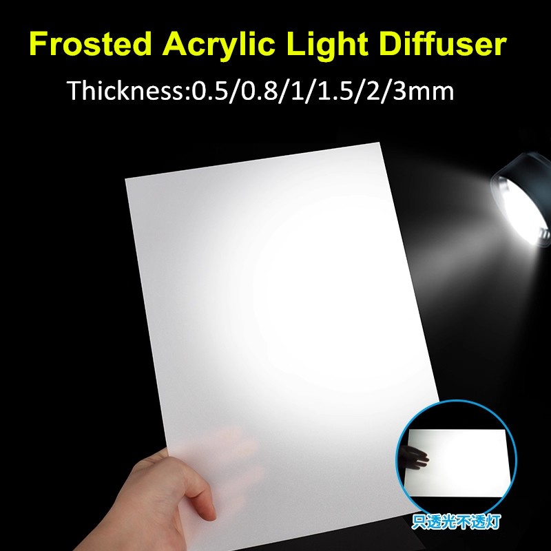 Light Board LED Lightbox แผ่นโคมไฟอะคริลิค Frosted Light ท่องเที่ยวแผ่นชุดแผ่นไฟพลาสติกDiffusion Board