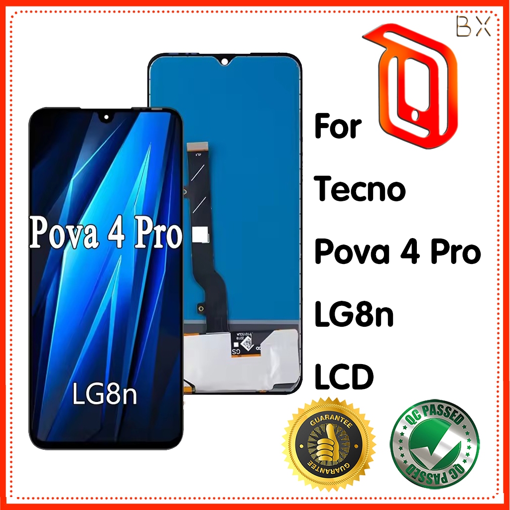 สําหรับ Tecno Pova 4 Pro LG8n จอแสดงผล LCD Touch Screen Digitizer Assembly Replacement