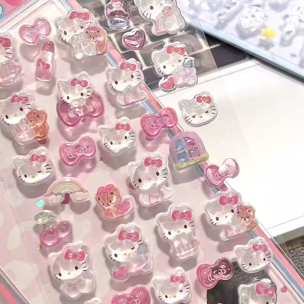 3D สติกเกอร์คริสตัลน่ารัก Kawaii การ์ตูนนูนสติกเกอร์โทรศัพท์มือถือสมุดภาพวารสารตกแต่ง DIY ของขวัญสําหรับเด็ก ราคา ถูกที่สุด ดีลบีเคเค แกลเลอรีภาพที่ 5