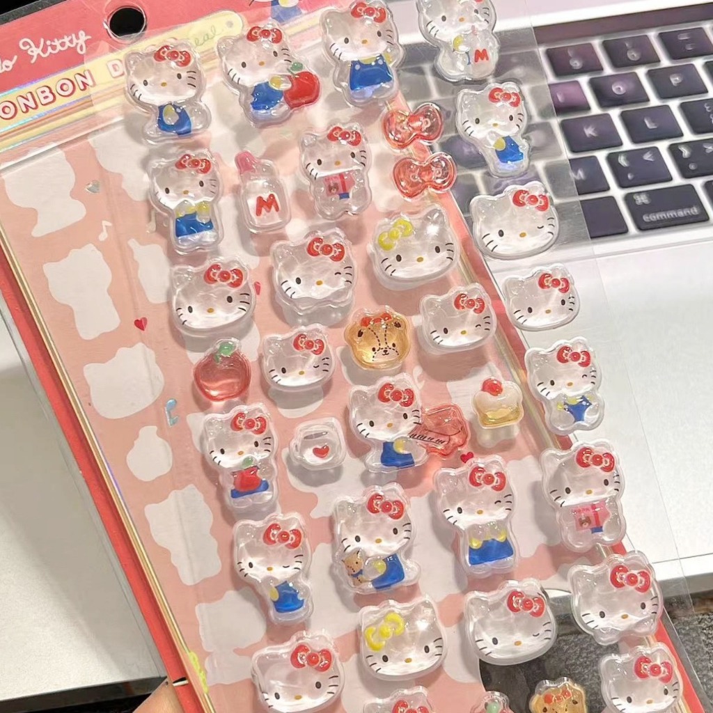3D สติกเกอร์คริสตัลน่ารัก Kawaii การ์ตูนนูนสติกเกอร์โทรศัพท์มือถือสมุดภาพวารสารตกแต่ง DIY ของขวัญสําหรับเด็ก ราคา ถูกที่สุด ดีลบีเคเค แกลเลอรีภาพที่ 7