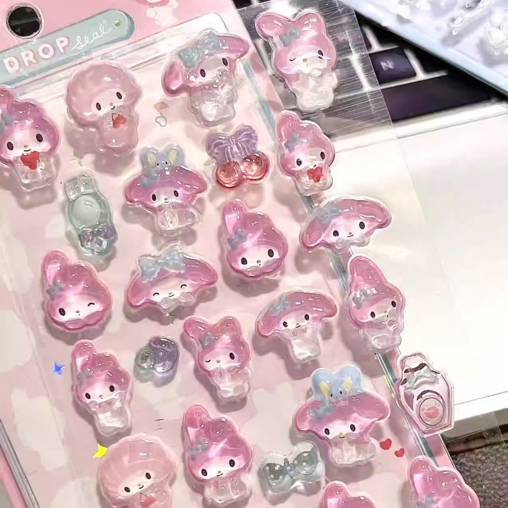 3D สติกเกอร์คริสตัลน่ารัก Kawaii การ์ตูนนูนสติกเกอร์โทรศัพท์มือถือสมุดภาพวารสารตกแต่ง DIY ของขวัญสําหรับเด็ก ราคา ถูกที่สุด ดีลบีเคเค แกลเลอรีภาพที่ 6