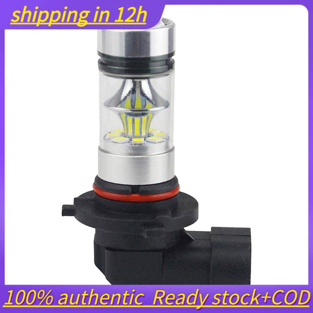 จัดส่งภายใน 12h 9006 HB4 100w 2323 หลอดไฟขับรถกําลังสูง 6000K สีขาว LED Sidelight DRL หลอดไฟหมอกไฟวิ่งกลางวัน