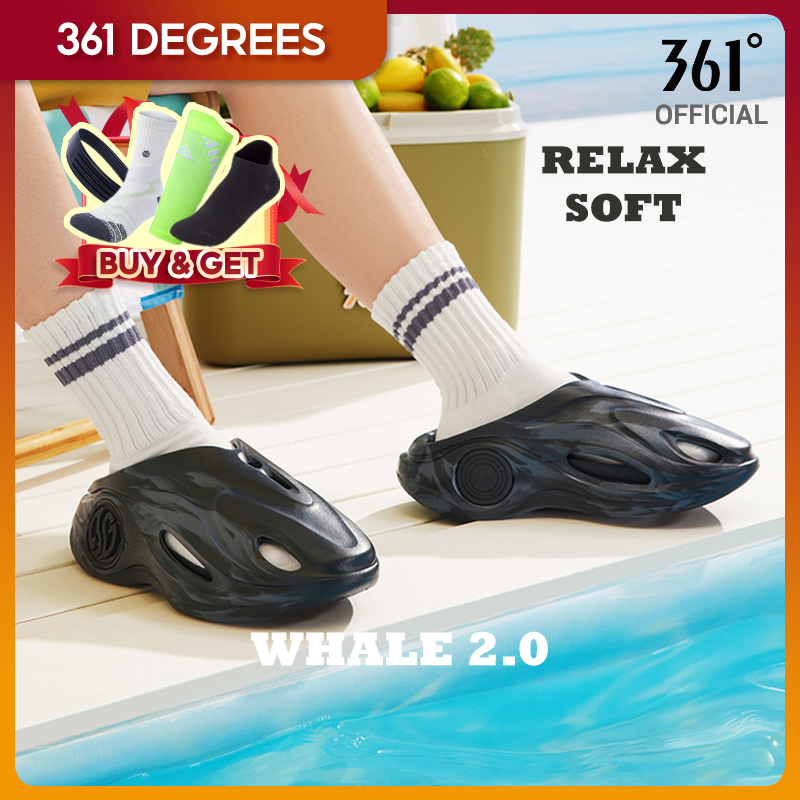 361 Degrees AG รองเท้าแตะชาย ระบายอากาศได้ดี กันลื่น 672421103