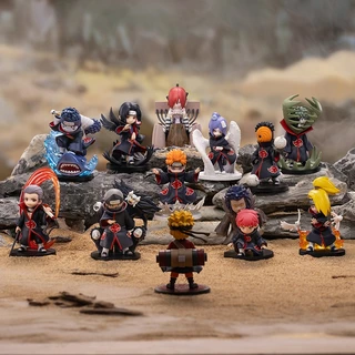 POP MART Naruto: Shippuden Series Battle Against Akatsuki Themed Figure（whole set）Blind Box Action Toys Figure Birthday Gift Kid Toy