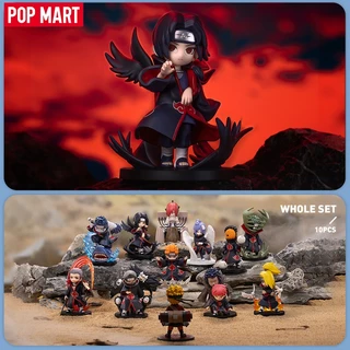 POP MART Naruto: Shippuden Series Battle Against Akatsuki Themed Figure（whole set）Blind Box Action Toys Figure Birthday Gift Kid Toy