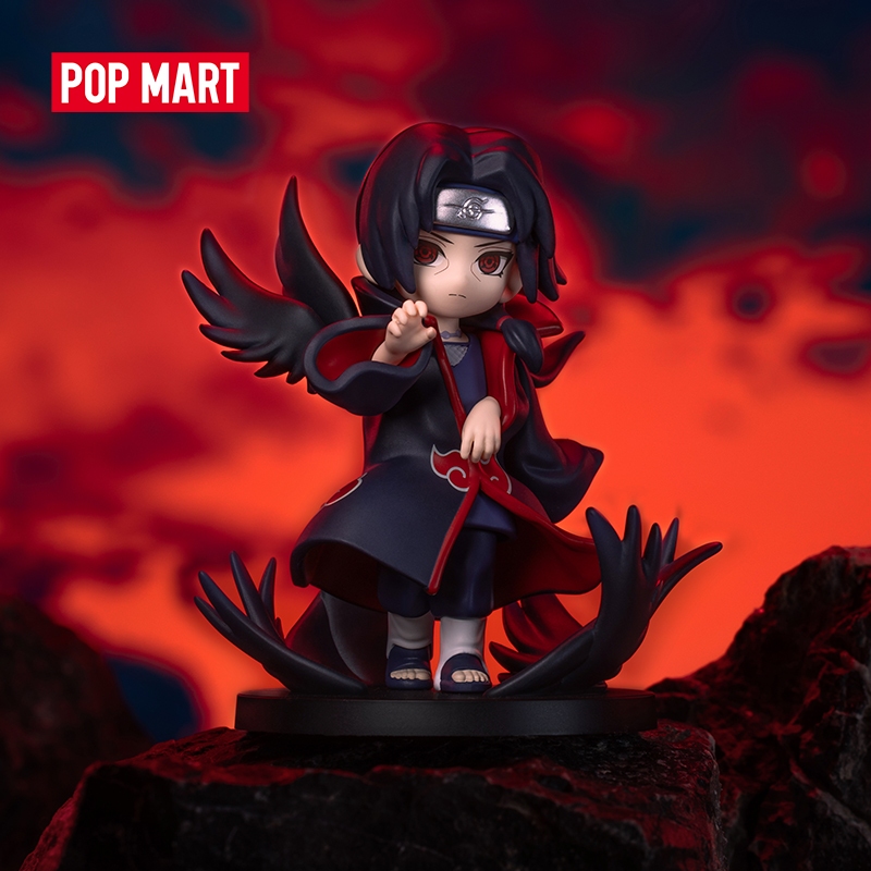 POP MART Naruto: Shippuden Series Battle Against Akatsuki Themed Figure Blind Box Action Toys Figure Birthday Gift Kid Toy