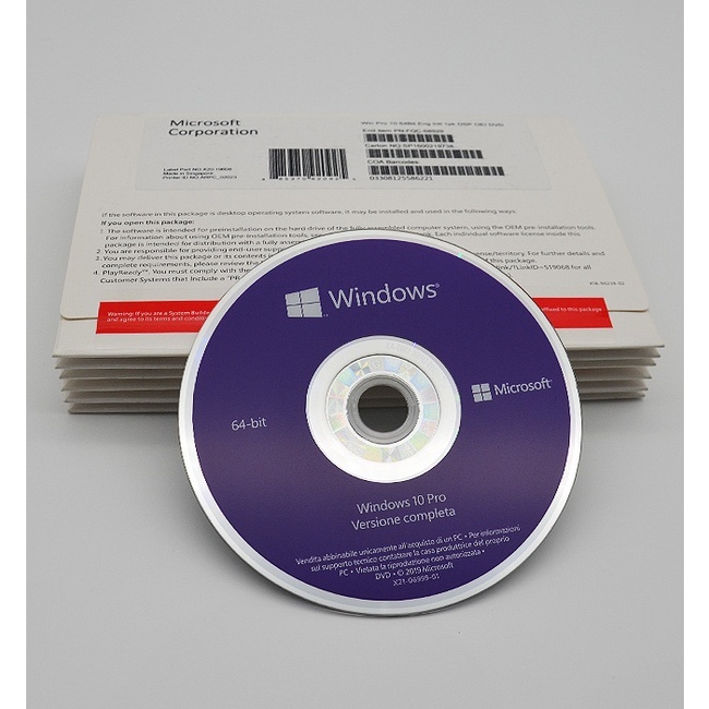 อุปกรณ์สํานักงาน-Simple Bag DVD win7 10 11pro Professional-Positive.Version-Refill Flash Drive win10