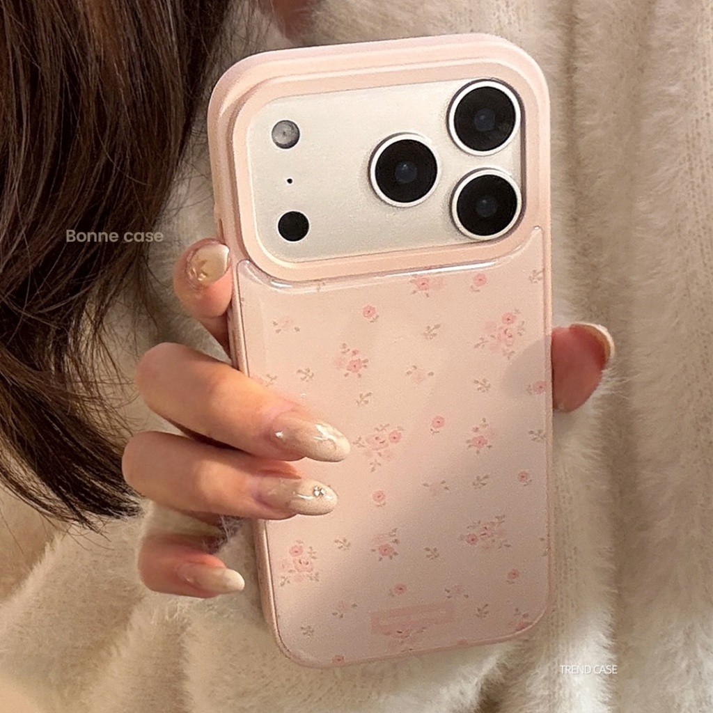 แฟชั่นดอกไม้พิมพ์ดอกไม้เคสโทรศัพท์สําหรับiPhone 16 15 14 13 Pro Max 17 Air Softกันกระแทก