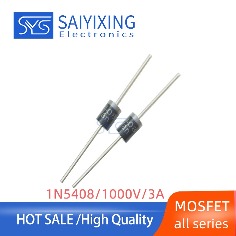 20PCS 1N5408 DO-27 3A/1000V ไดโอดอินไลน์ IN5408