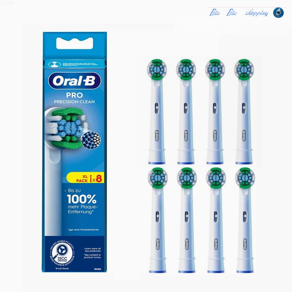 PRO Precision Clean สําหรับหัวเปลี่ยนไส้แปรงสีฟันไฟฟ้า Oral B EB20 4 & 8 ชิ้น/กล่อง