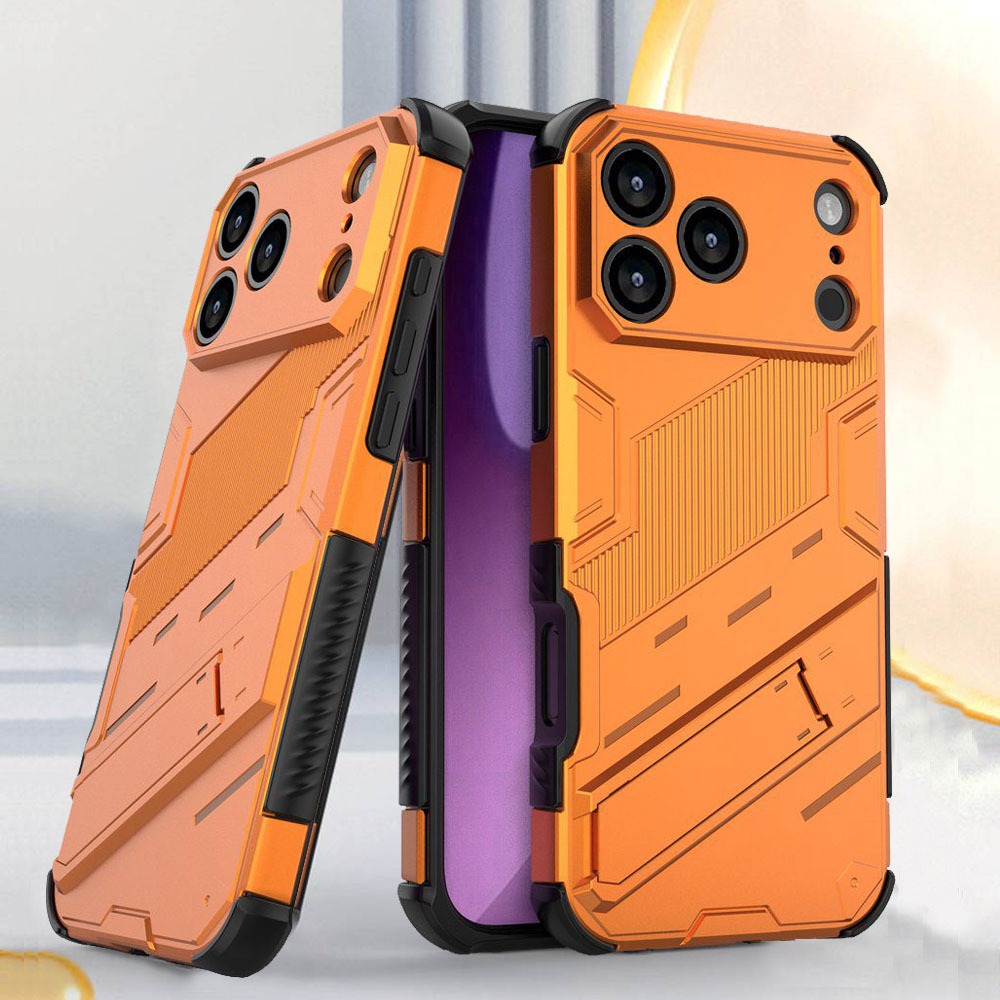 Kickstand สําหรับ Iphone 17 Pro Max สําหรับ Iphone Air Hard Cover Matte Anti-skidding โทรศัพท์ Prote