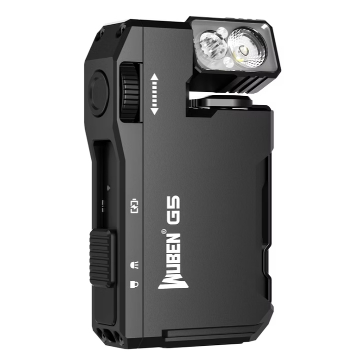 Wuben G5 ไฟฉาย - ไฟพวงกุญแจ - 400 ลูเมน - RGB - 52.3 กรัม - ชาร์จ USB-C - IP68