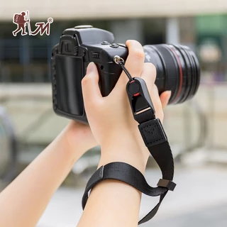 สายรัดข้อมือกล้องรุ่นราคาไม่แพง + เทปทอไนลอนหัวเข็มขัดแบบปลดเร็วสําหรับกล้อง Mirrorless DLSR